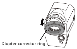 Diopter corrector ring