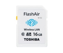 東芝 無線LAN搭載SDHCメモリカード　FlashAir TM 16GB