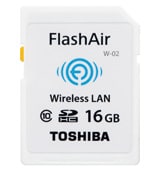 東芝 無線LAN搭載SDHCメモリーカードFlashAir TM 16GB CLASS10