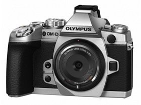 「OM-D E-M1」ボディー（シルバー）＋ボディーキャップレンズ「BCL-1580」