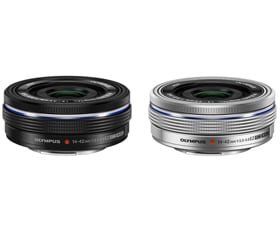 Olympus M.Zuiko Digital ED 14-42mm F3.5-5.6 EZ Lens for Micro Four Thirds Cameras Silver 