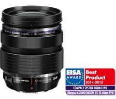 「EISA AWARD European Compact System Zoom Lens 2014-2015」受賞　交換レンズ「M.ZUIKO DIGITAL ED 12-40mm F2.8 PRO」
