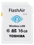 東芝 無線LAN搭載SDHCメモリーカードFlashAir TM 16GB CLASS10