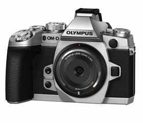 「OLYMPUS OM-D E-M1（シルバー）」+ボディーキャップレンズ「BCL-1580」