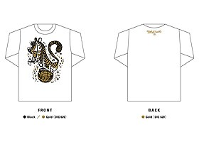 安齋肇氏「Snow Tiger Tシャツ（L）」