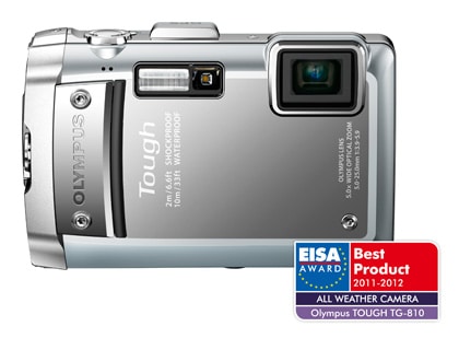 EISA AWARD　2011-2012ヨーロピアン オールウェザーコンパクトカメラ賞受賞　「OLYMPUS Tough TG-810」