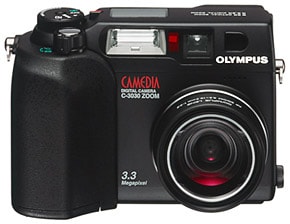 「CAMEDIA C-3030ZOOM」前面