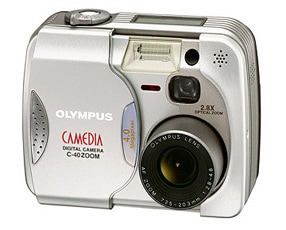 「CAMEDIA C-40ZOOM」前面