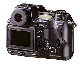 「CAMEDIA E-20」背面