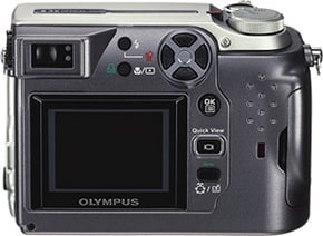 「CAMEDIA C-4100ZOOM」背面部