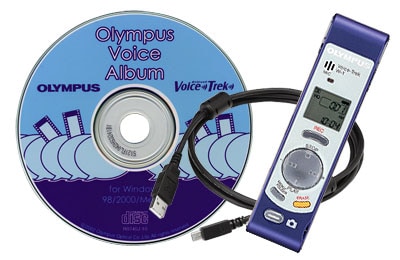 「Voice-Trek W-1」と「OLYMPUS Voice Album」