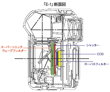 「E-1」断面図