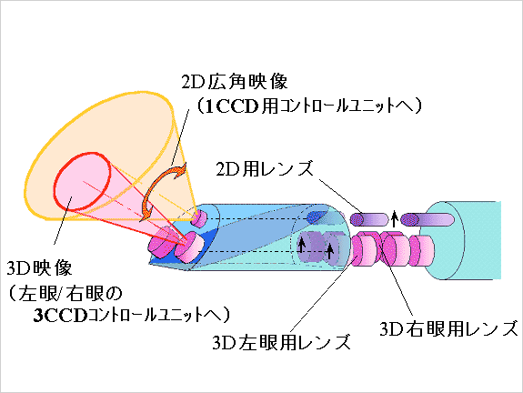 「3D/2D映像システム」の構成