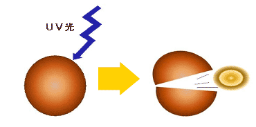 ケージド試薬のイメージ図