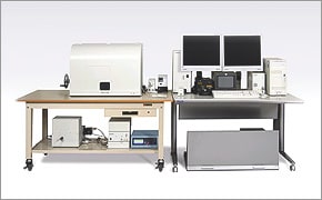 「マイクロレーザ走査型顕微鏡」の試作機