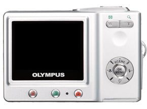 デジタルカメラ「x-600」　背面
