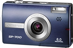 デジタルカメラ「CAMEDIA SP-700」ブルー