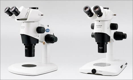 高級実体顕微鏡シリーズ｢SZX16｣（左）｢SZX10｣（右）