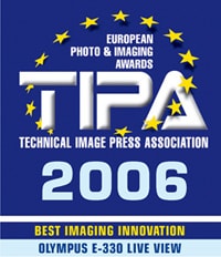 「TIPA AWARD 2006 ベスト・イメージング・イノベーション」