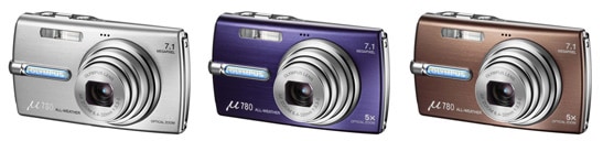 キャンペーン対象商品のコンパクトデジタルカメラ「μ 780」
