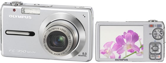オリンパス ニュースリリース： 広角28mmからの光学4倍ズームレンズを搭載したコンパクトデジタルカメラ「FE-350 Wide」を新発売