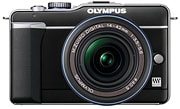 「OLYMPUS PEN Lite E-PL1」（ブラック）