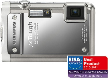 EISA AWARD　2010-2011 ヨーロピアンオールウェザーコンパクトカメラ賞受賞　「µTOUGH-8010」