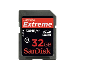 Cコース：サンディスクエクストリーム　SDHCカード32GB