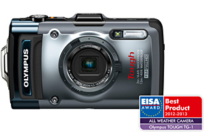 「EISA AWARD European All Weather Camera 2012-2013」受賞「OLYMPUS Tough TG-1」