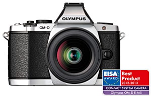 「EISA AWARD European Compact System Camera 2012-2013」受賞 マイクロ一眼 「OLYMPUS OM-D E-M5 （シルバー）」