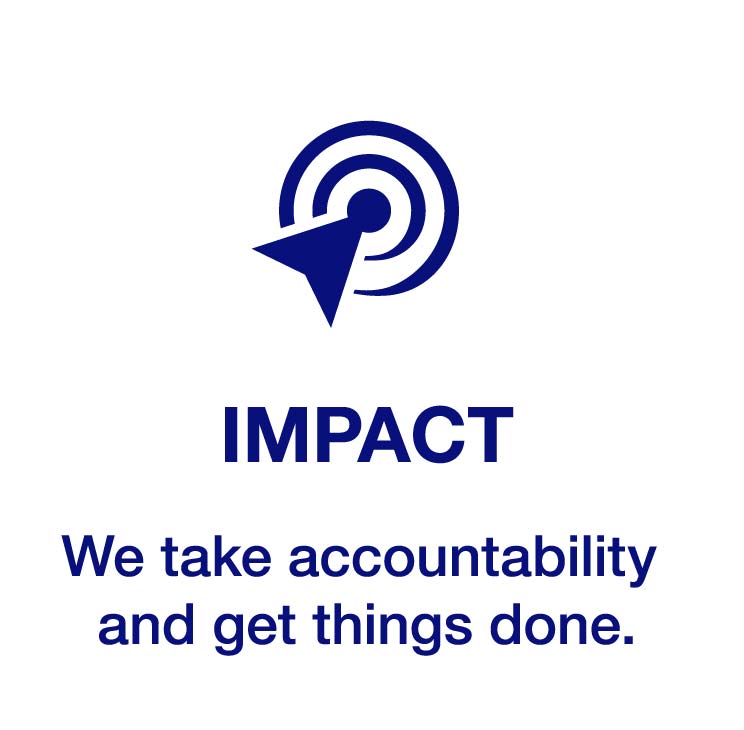 IMPACT - We take accountability and get things done.