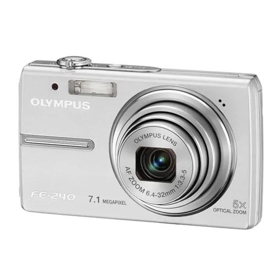 コンパクトデジタルカメラ：CAMEDIA（キャメディア）FE-240：カメラ 