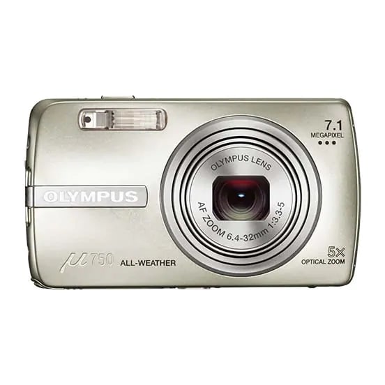 OLYMPUS オリンパス μ 750デジタルカメラ シルバー 箱付き