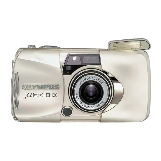 【ジャンク品】フィルムカメラ　OLYMPUS   μ-III 120