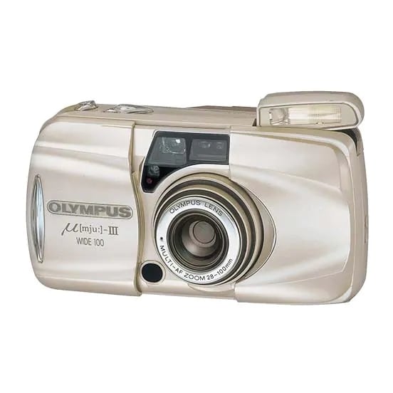 完動品◆良品【風景にオススメ】人気モデルOLYMPUS μ-Ⅲ WIDE 100