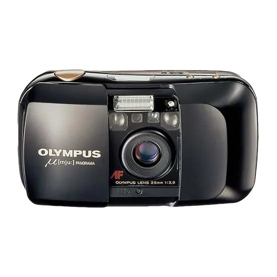 若干有表面【完動美品】 OLYMPUS mju: μ PANORAMA フィルム