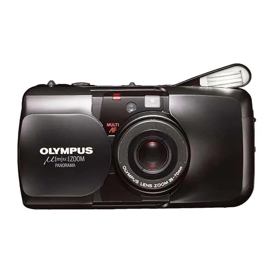 Olympus mju Zoom Panorama Black - フィルムカメラ