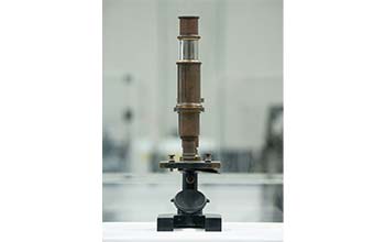 顕微鏡の展示写真 その1